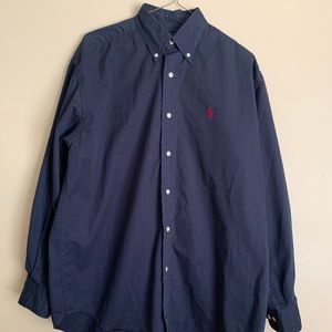 Ralph Lauren Navy Button Up